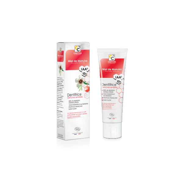 Dentifrice gencives sensibles au miel de manuka iaa15+ - 75 ml