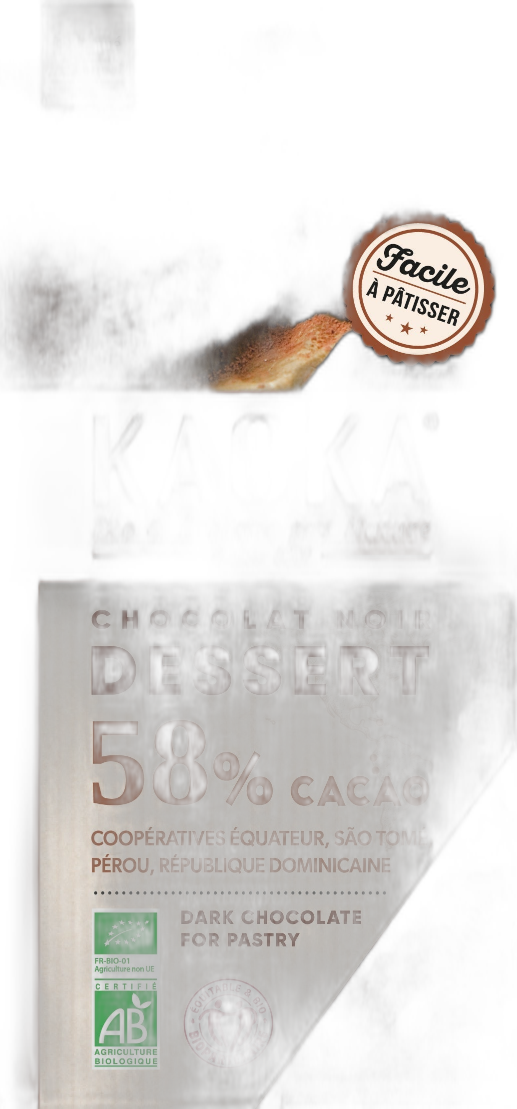 Tablette chocolat dessert 58% bio - 200 g