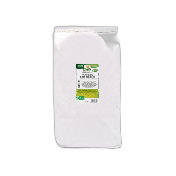Farine de pois chiche meule de pierre bio Vrac (origine Turquie, Italie, France) - 1 kg