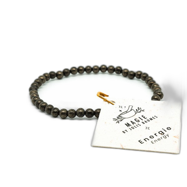 Bracelet energie pyrite