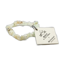 Bracelet minceur opale blanche