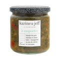 salade bio d'automne (pois chiches et chou kale, vinaigrette citron et curcuma) - 350 g