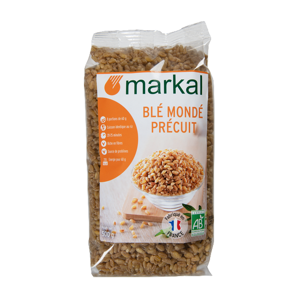 Blé mondé précuit bio Vrac - 500 g