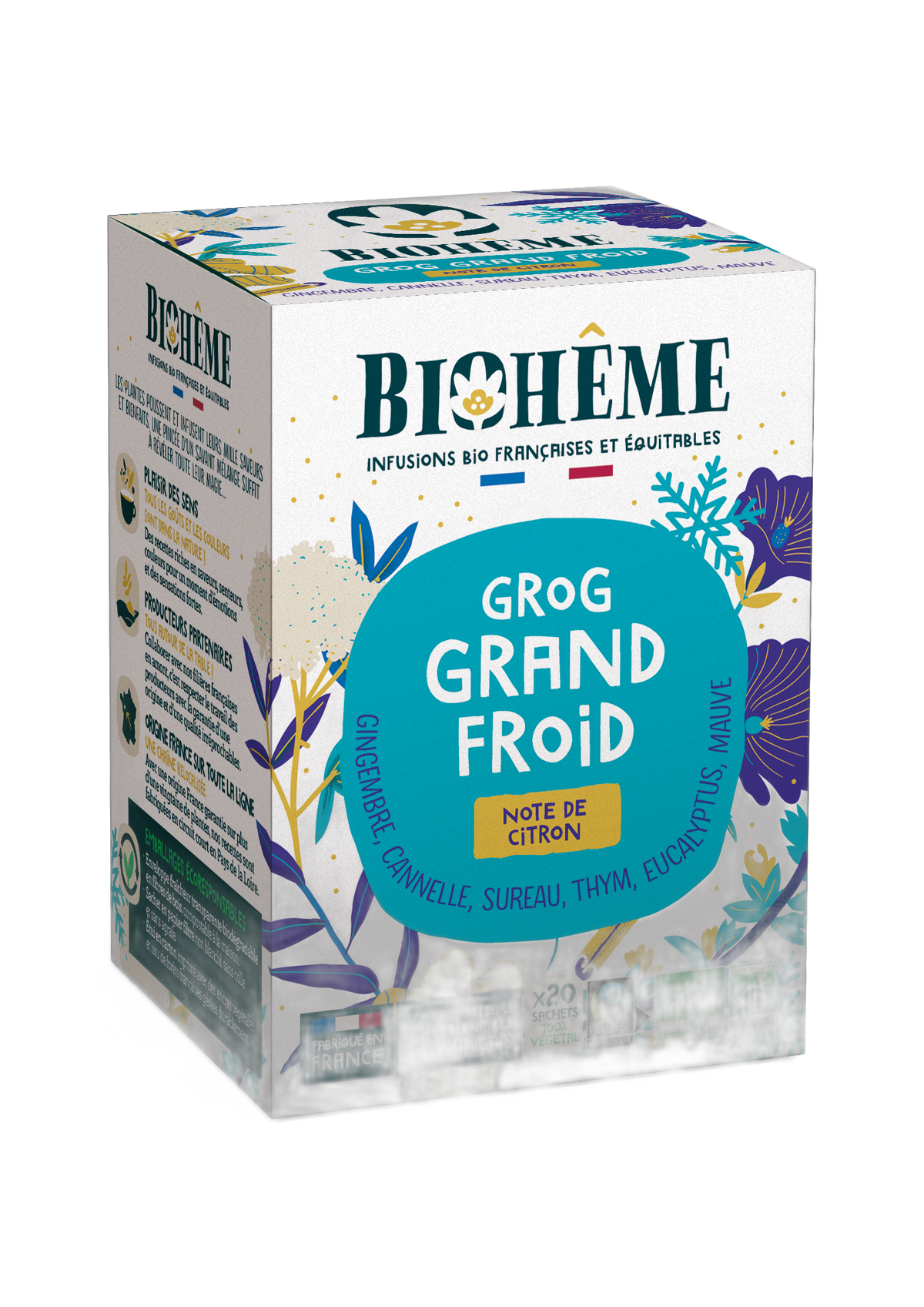 Infusion Grog Grand Froid bio - 20 infusettes