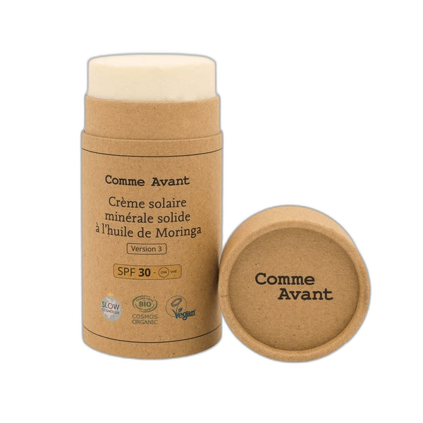 Crème solaire minérale solide spf30 - version 3 (origine France) - 80 g