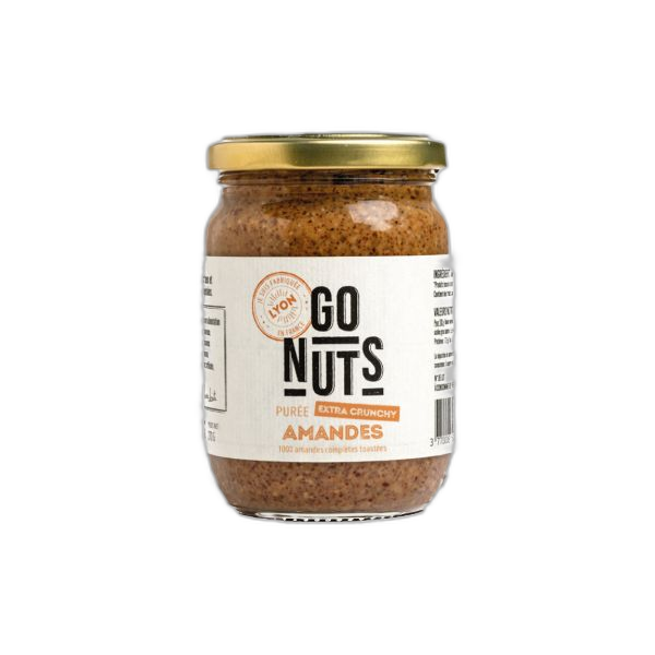Purée d'amandes complètes toastées crunchy bio - 270 g