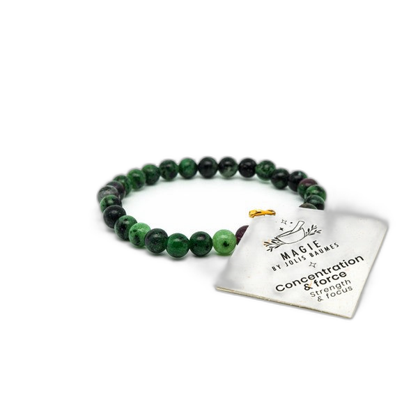 Bracelet concentration rubis zoïste