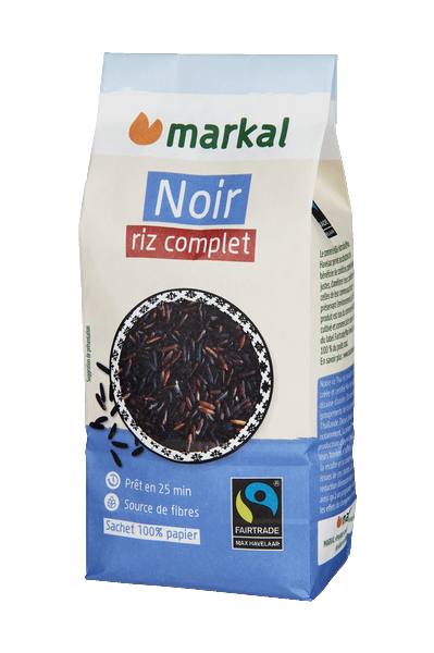 Riz noir complet fairtrade bio (origine Thaïlande) - 500 g