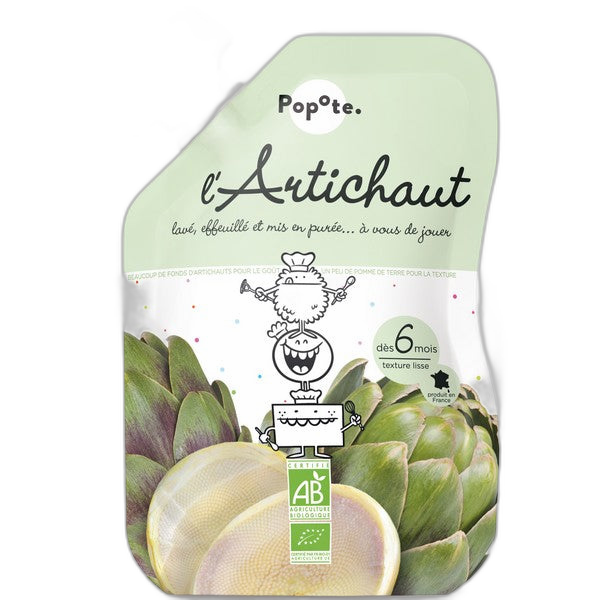 Gourde compote artichaut bio - 120 g