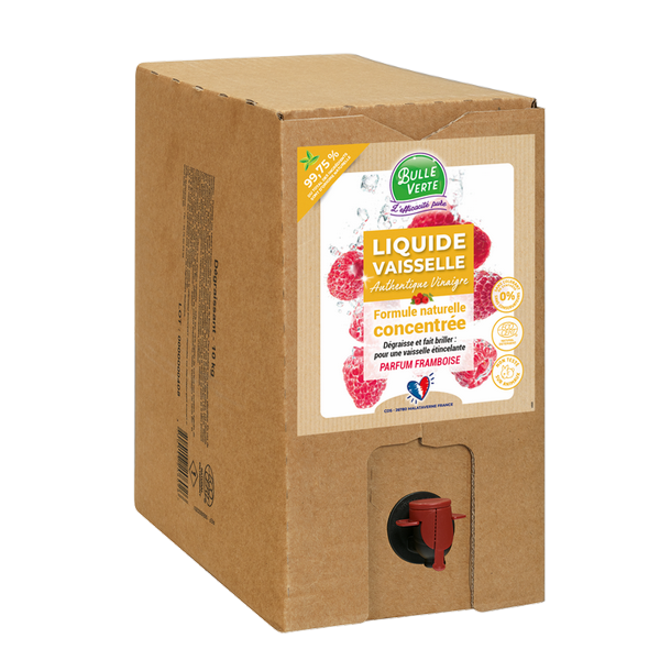 Liquide vaisselle authentique vinaigre framboise Vrac - 10 kg
