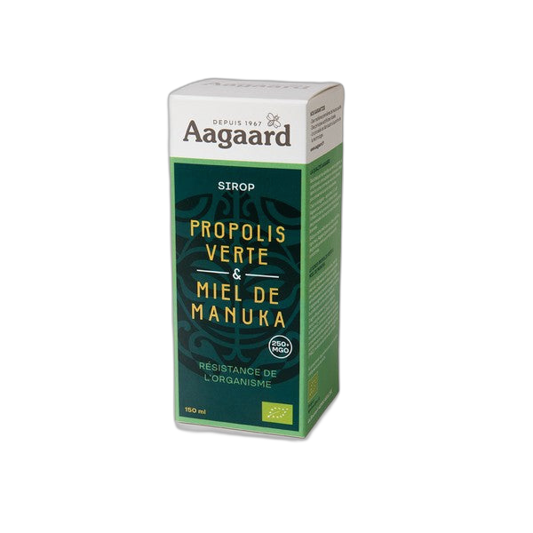 Sirop propolis verte et miel de manuka bio - 150 ml