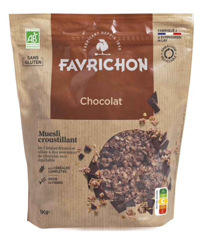 Muesli croustillant chocolat - 1 kg