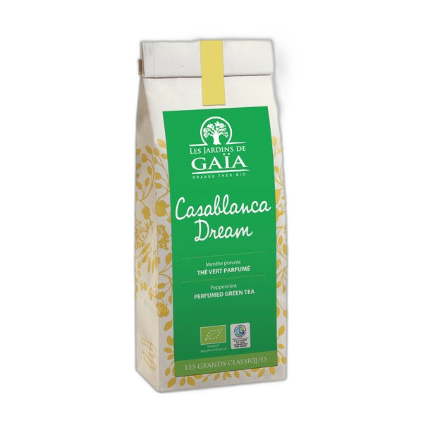 Thé vert casablanca dream (menthe poivrée) - 100 g