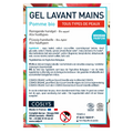 Etiquettes pour le gel lavant mains pomme (rouleau)