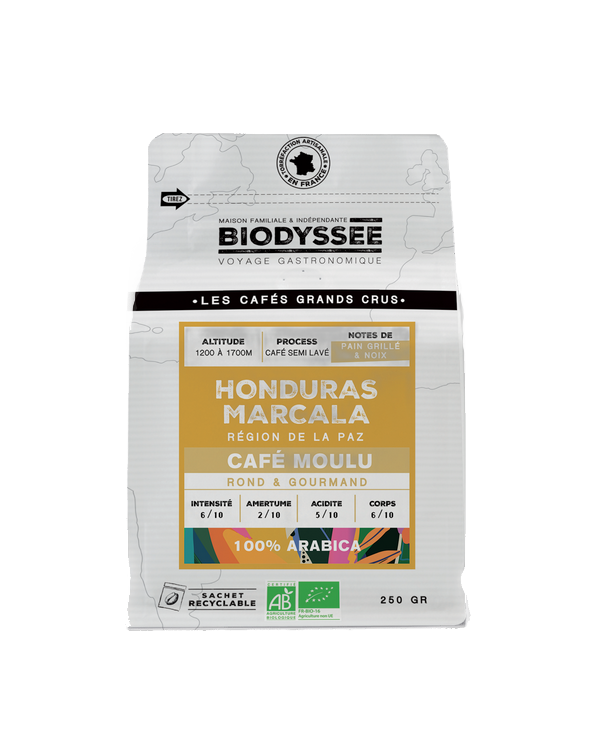 Café moulu grand cru honduras marcala (origine Honduras) - 250 g