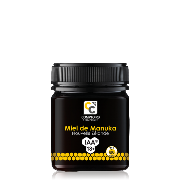 Miel de manuka iaa18+ (mgo 696) (origine  Nouvelle zélande) - 250 g