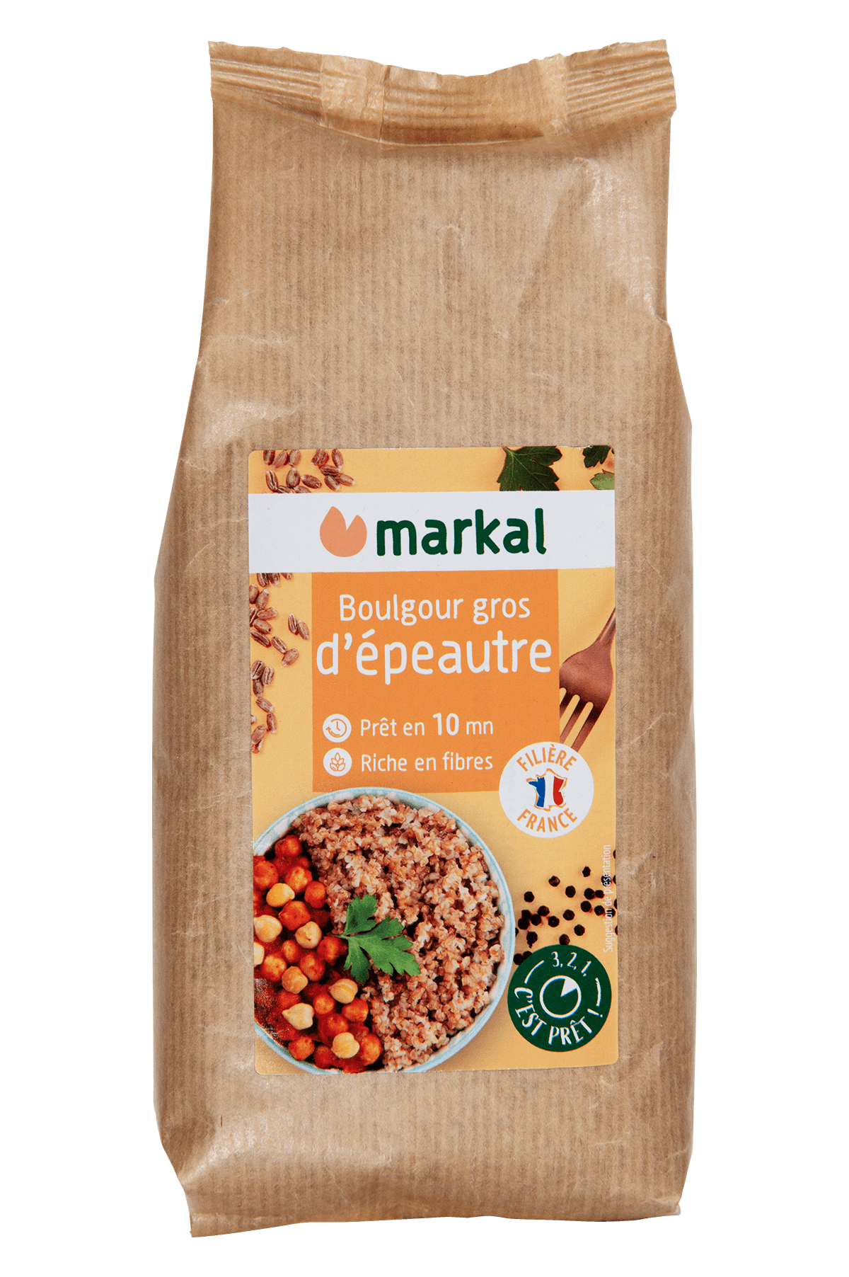 Boulgour gros epeautre bio (origine France) - 500 g