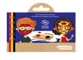 Kit 3 couleurs ninja & super-héros