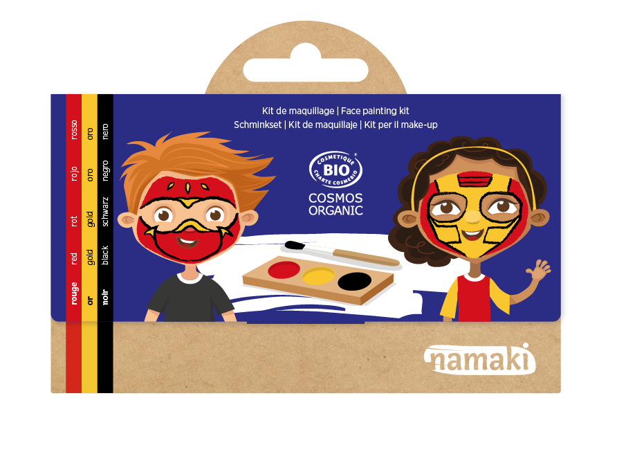 Kit 3 couleurs ninja & super-héros