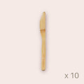 Couteau en bambou Vrac  x 10