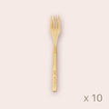 Fourchette en bambou Vrac  x 10