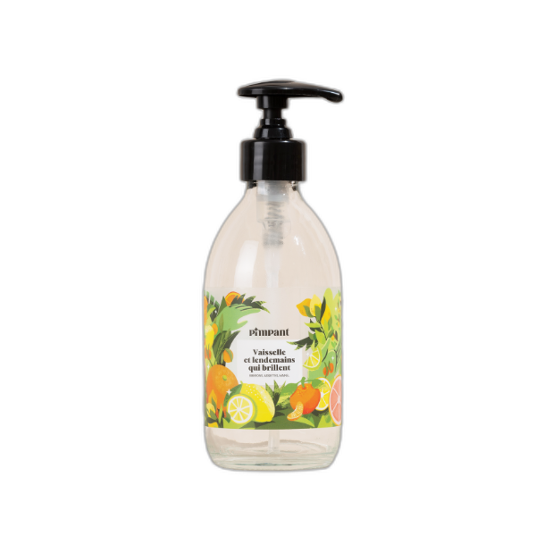 Bouteille pour liquide vaisselle agrumes 250 ml - 250ml