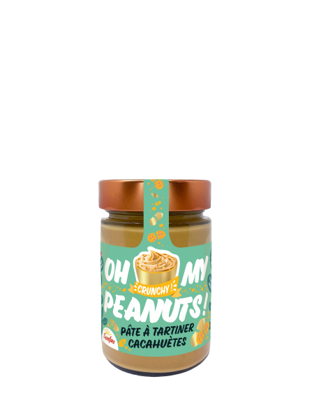Pâte à tartiner cacahuètes creamy bio (oh my peanuts!) - 320 g