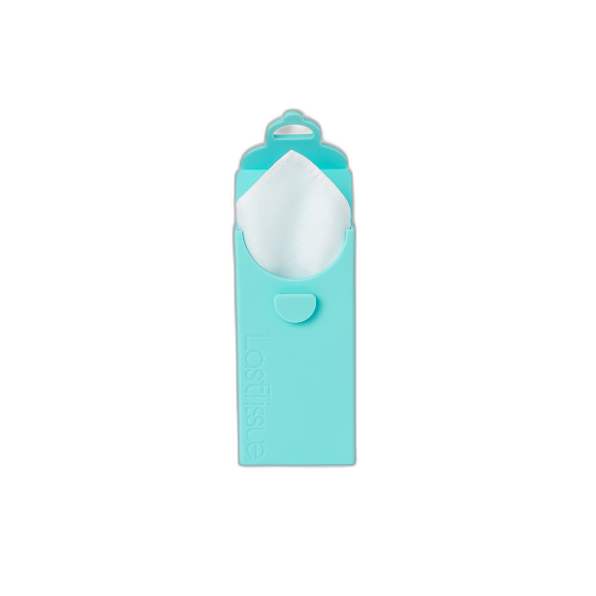 Etui avec 6 mouchoirs réutilisables - turquoise