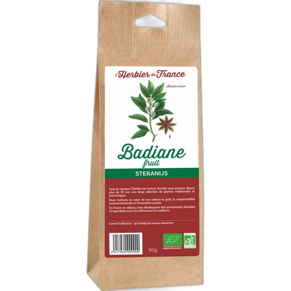 Badiane fruit bio (origine Hors UE) - 50 g