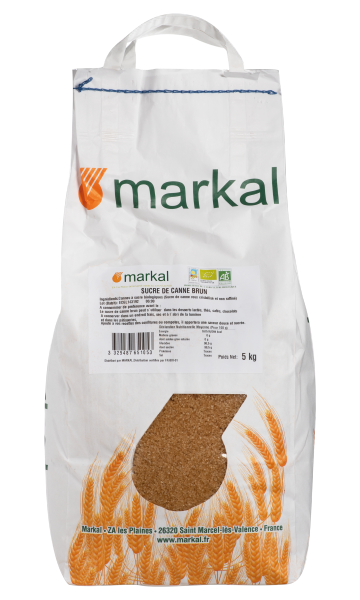 Sucre brun de canne bio Vrac - 5 kg