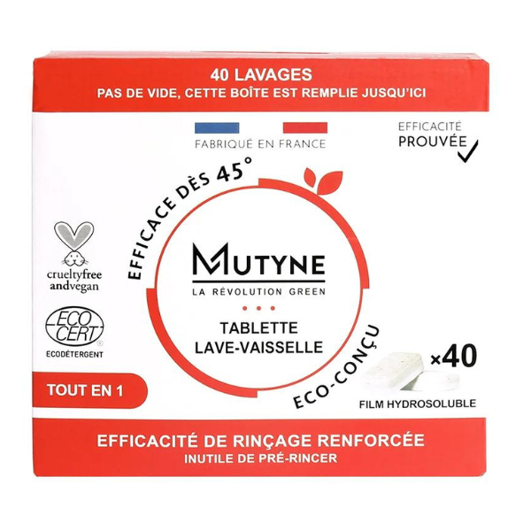 Tablette lave-vaisselle tout en 1 - x 40