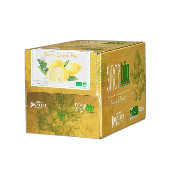 Sirop citron bio Vrac - Bib 5L
