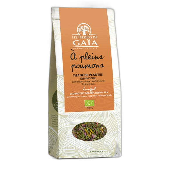 Tisane de plantes bio a pleins poumons (respiratoire) - 60 g