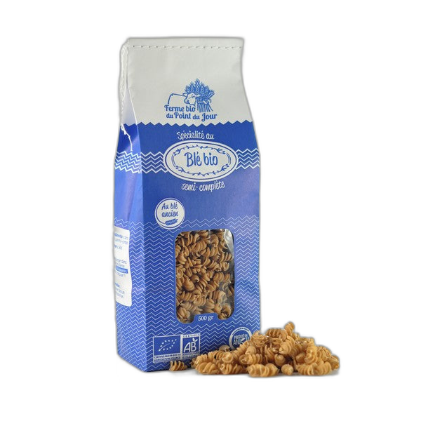 Fusilli blé ancien semi complet bio - 500 g