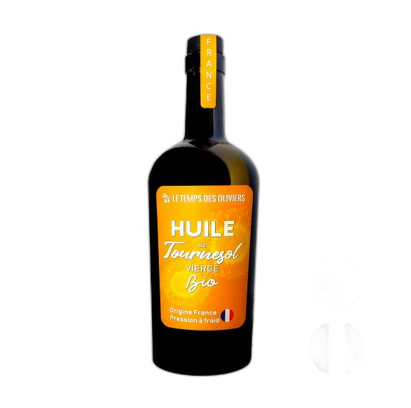 Huile de tournesol bio (origine France) - 75 cL