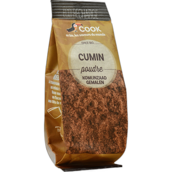 Cumin en poudre bio (éco recharge) (origine Turquie) - 40 g