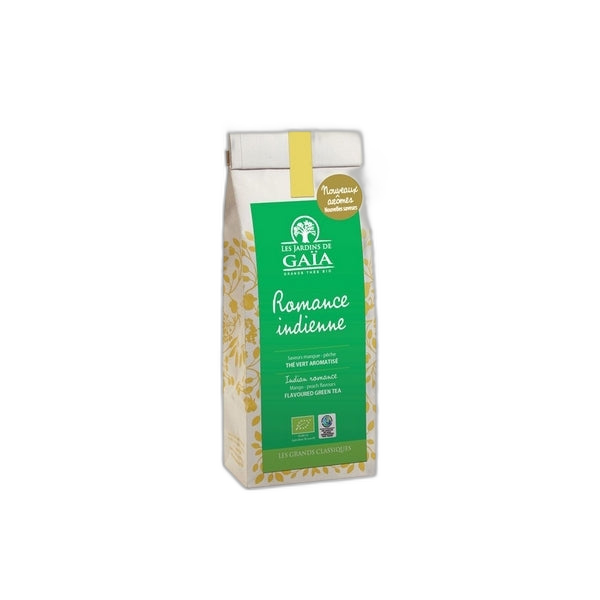 Th√© vert mangue p√™che romance indienne - 100 g