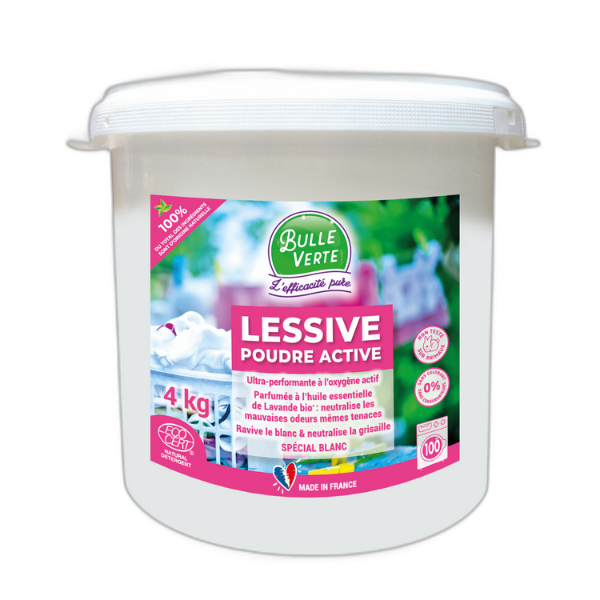 Lessive poudre active lavande - 4 kg