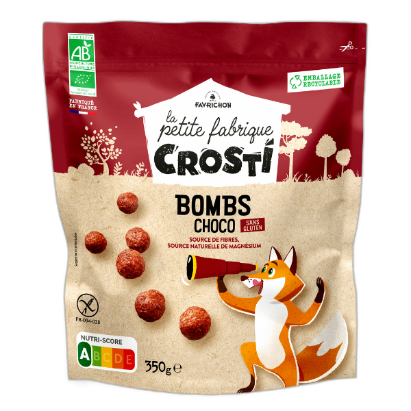 Crosti céréales bombs choco bio - 350 g