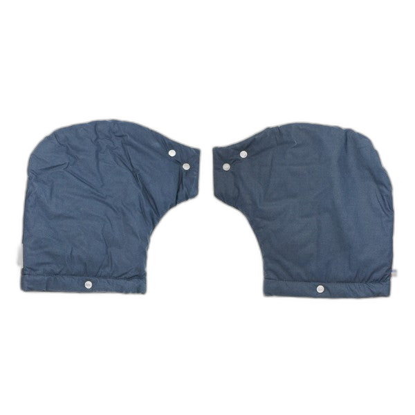 Manchons guidon droit v√©lo adulte bleu marine (anti froid anti pluie) - Par paire