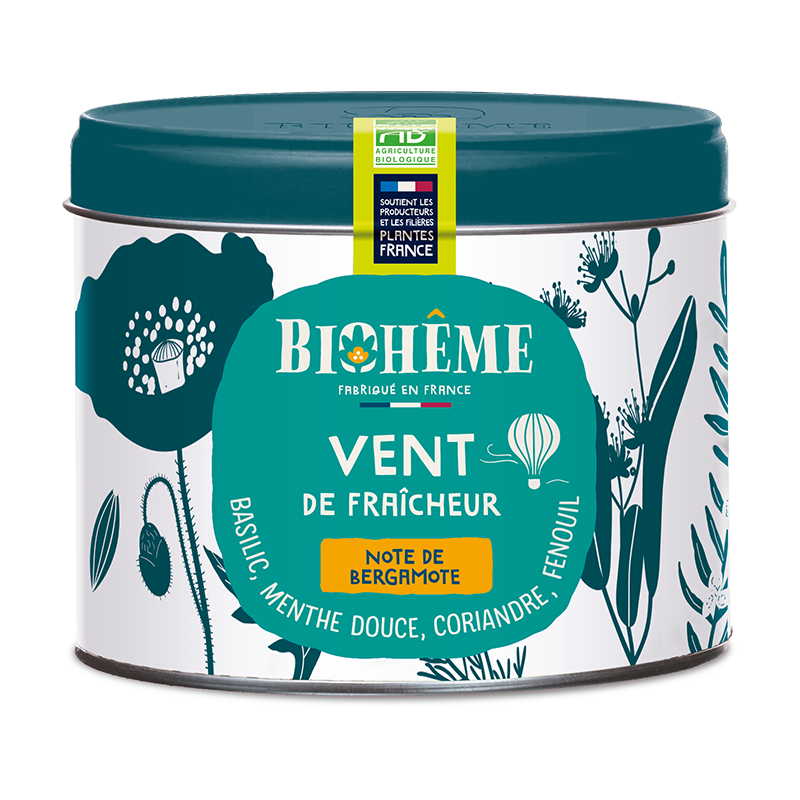 Infusion Vent de fra√Æcheur bo√Æte m√©tal Vrac - 50 g