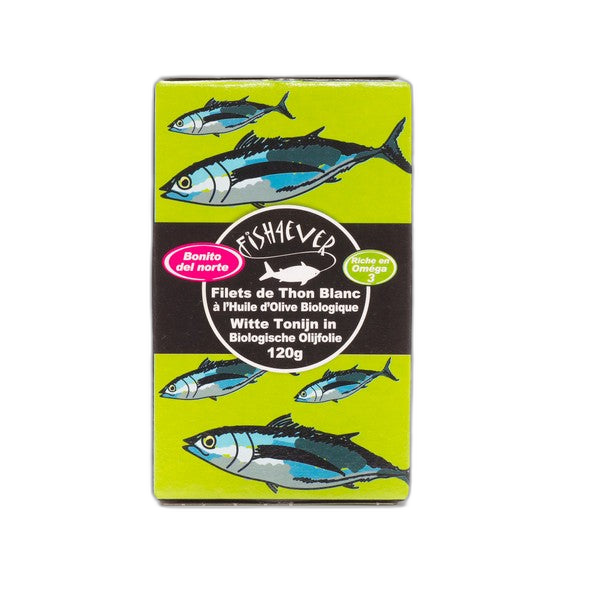 Thon blanc à l'huile d'olive extra vierge bio - 120 g