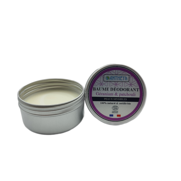 Baume déodorant - géranium & patchouli - 75 g