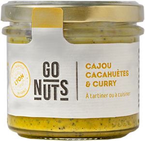 Tartinable cajou cacahuètes curry bio - 100 g