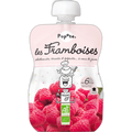 Gourde compote framboise bio - 120 g