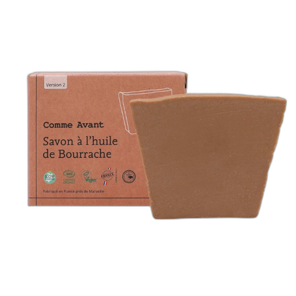 Savon à l'huile de bourrache - version 2 - 100 g