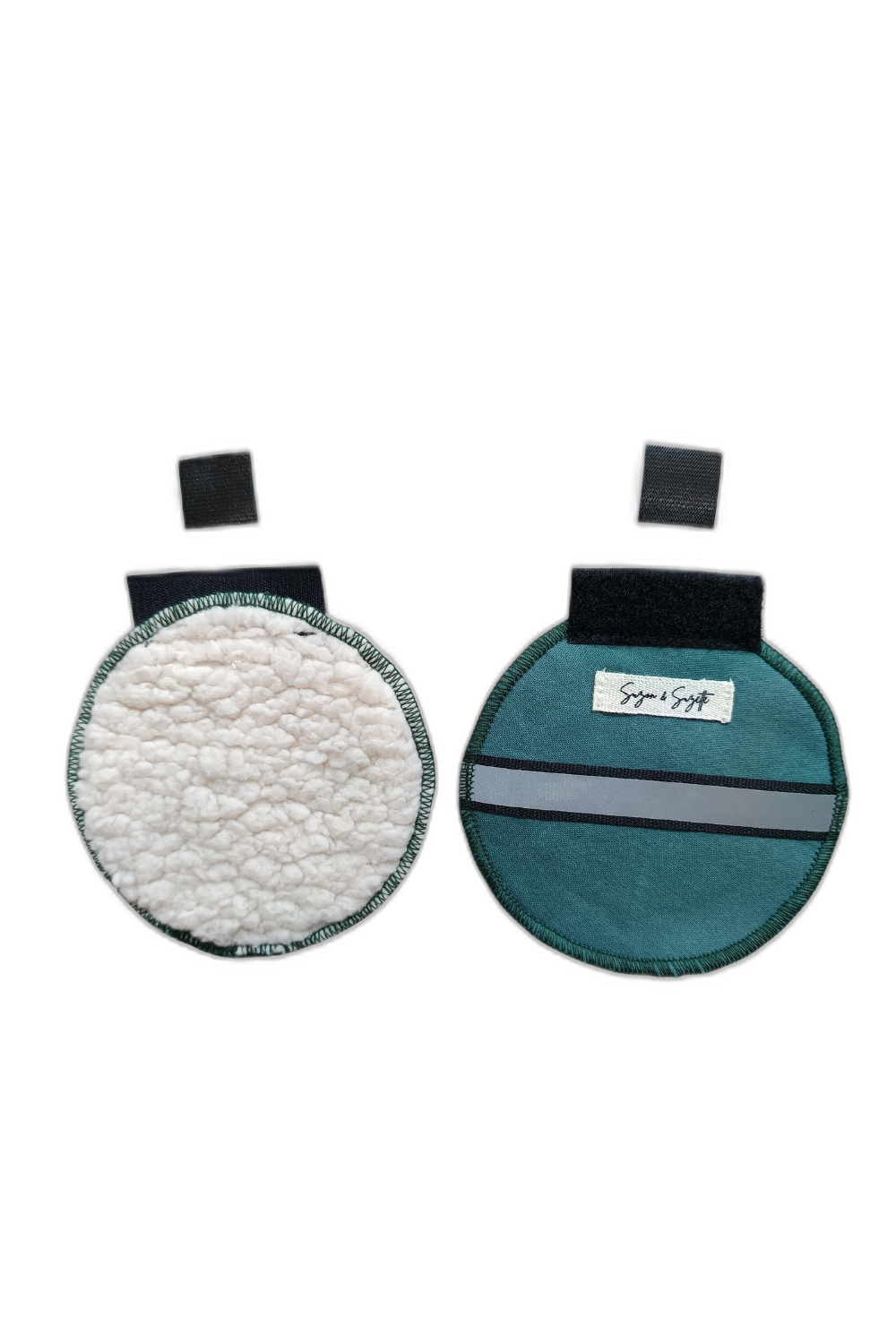Caches oreilles universel vert thym - Par paire