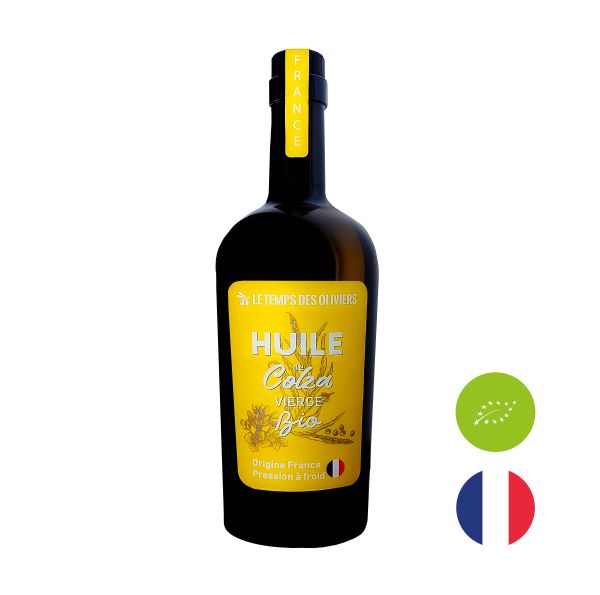 Huile vierge de colza bio (origine France) - 75 cL