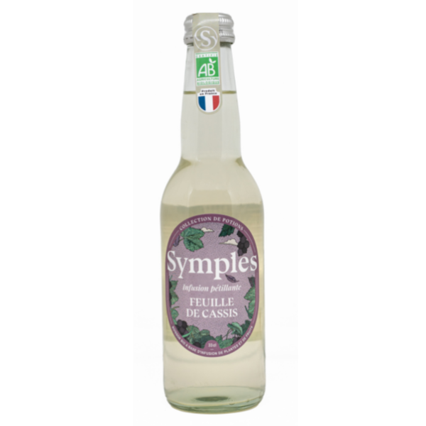 Infusion pétillante bio cassis - 33 cl x 12