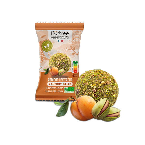 Balls bio abricot pistache (prèt à vendre) - 2 balls de 15g